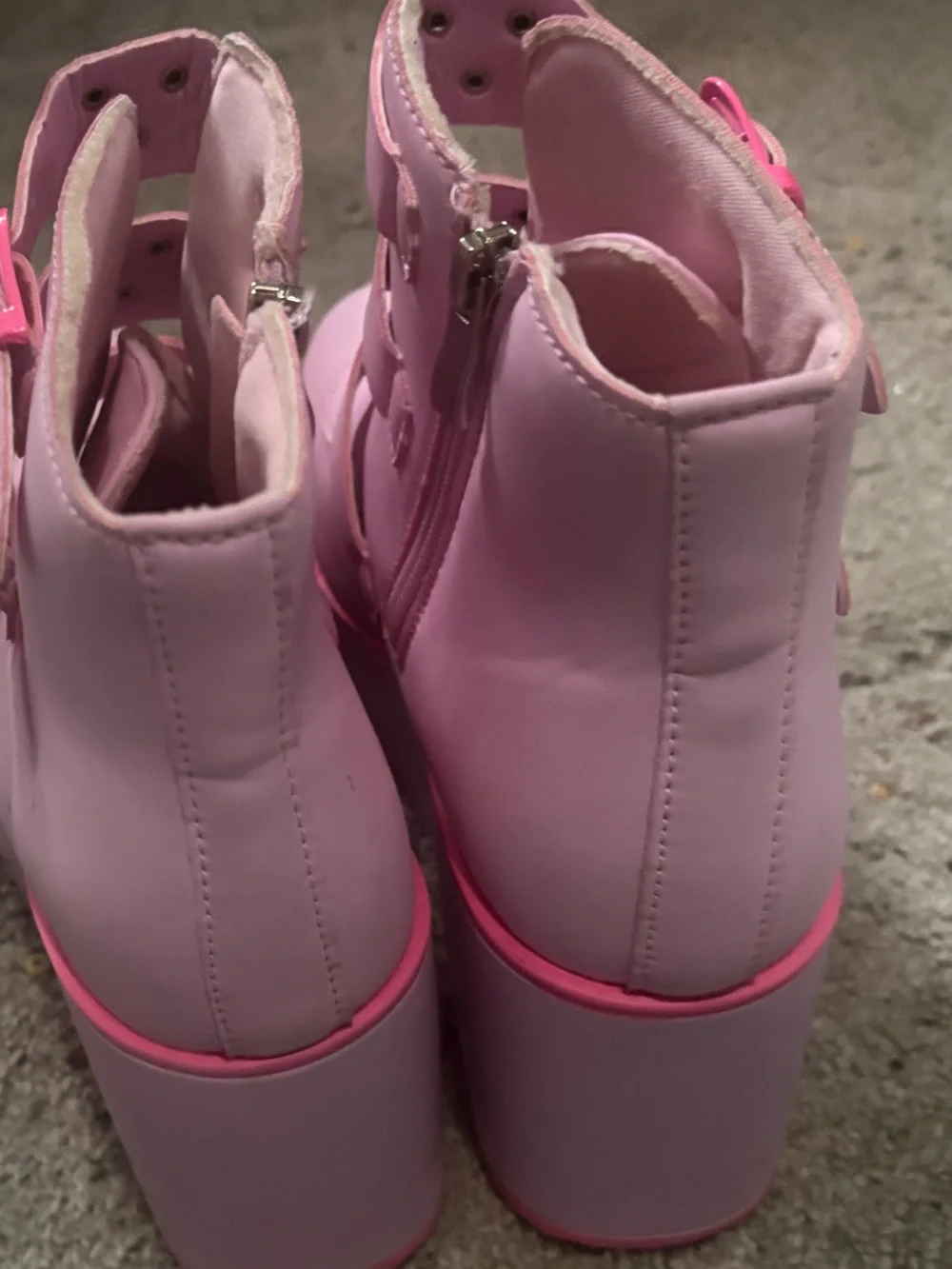 Cute Pink Platform Women's Boots